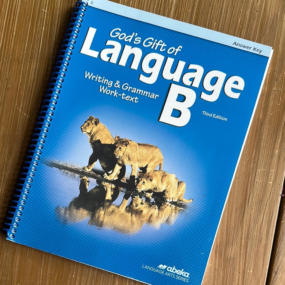 Abeka Gods Gift of Language B Answer Key